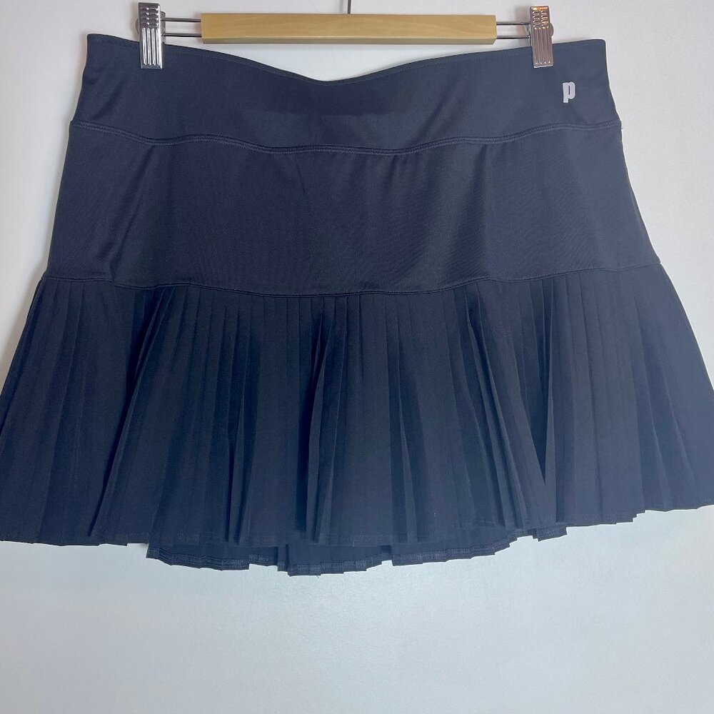 Prince Women’s XL Black Pleated Skort Athletic Tennis Golf